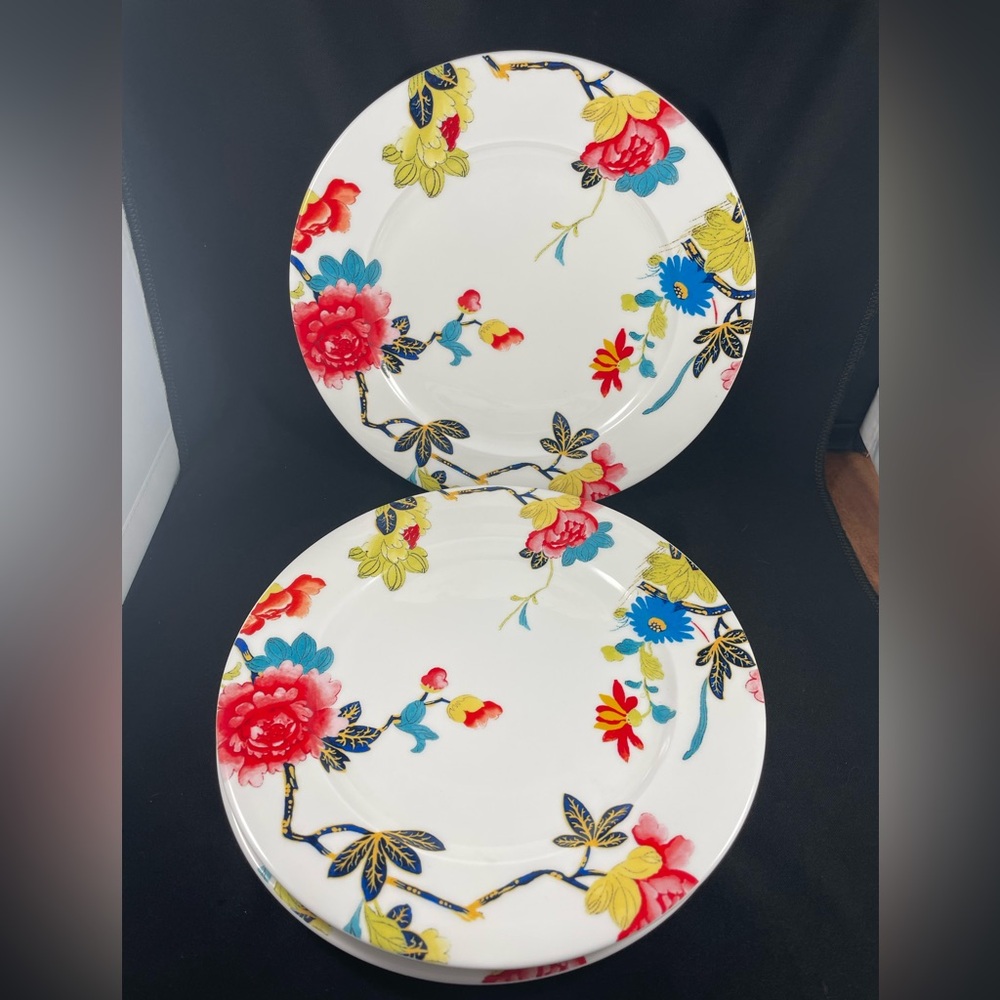 Set of 4 New Spode Floral Design Isabella Plate 9”